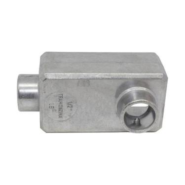 Imagem de Condulete Versátil LB 1/2" sem Rosca e sem Tampa Tramontina, Cinza