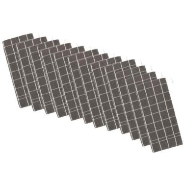 Imagem de Kit 12 panos de prato teka chef premium atoalhado 100% algodão 45 x 70