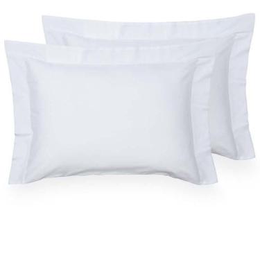 Imagem de Kit Fronha Padrão 300 Fios Satinée - Kacyumara, Branca