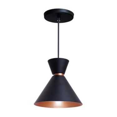 Imagem de Pendente Lustre Luminária Berlim 23cm Moderno - Iluminar Ambiente, Pre