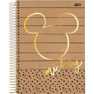 Imagem de Caderno Espiral Univ CD 1 Matéria 80 Fls Mickey e Minnie Arts Kraft Mickey FSC - Jandaia