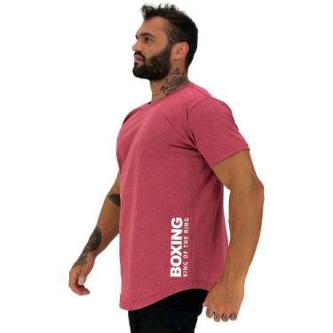 Imagem de Camiseta Longline Masculina MXD Conceito Estampa Lateral Boxing King O