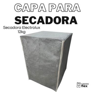 Imagem de Capa secadora electrolux 12kg impermeável flex - Capas Flex, CINZA