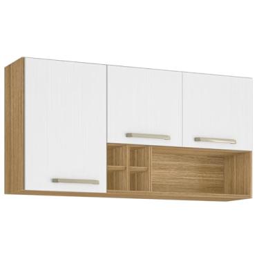 Imagem de Armário Suspenso 1 Prateleira e 3 Portas San Freijó Supremo