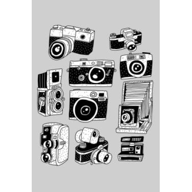 Imagem de Vintage Kameras: Notizbuch (120 Seiten, 15x23cm, gepunktet) Dotted Bullet Grid Tagebuch Journal