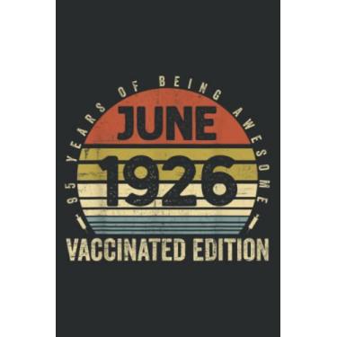 Imagem de 95-Year-Old 95Th Birthday Decoration June Th Meme: Notebook Journal with 6" x 9", 120 Pages For Lady, Girls And Women. Perfect Possum Blank Lined Notebook Journal Gift Ideas.