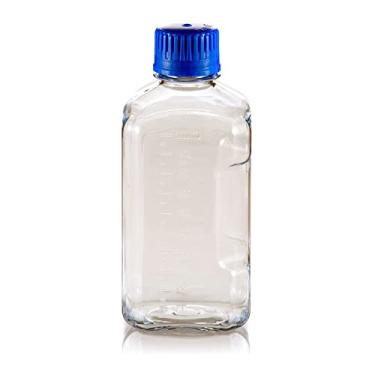 Imagem de TriForest BGC2000SB Garrafa quadrada de mídia com vedação padrão, 2000 mm, PETG (pacote com 24)