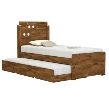 Imagem de Bibox Luiza Cama Solteiro Compacta Sofisticada Varias Cores - Sambare 