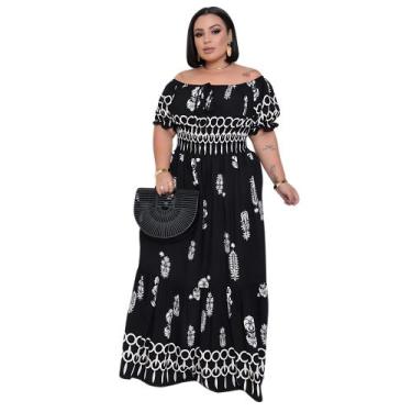 Imagem de Vestido Longo Estampado Ciganinha G1 G2 G3 G4 2 Geração - Reyn Store, 