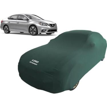 Imagem de Capa Automotiva Para Nissan Sentra Tecido Helanca Lycra - Mz, Verde