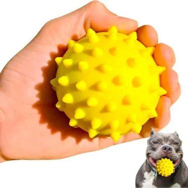 Imagem de Bola Cravo Pula Pula Maciço Brinquedo Para Cachorro Cães Brinquedo Pet
