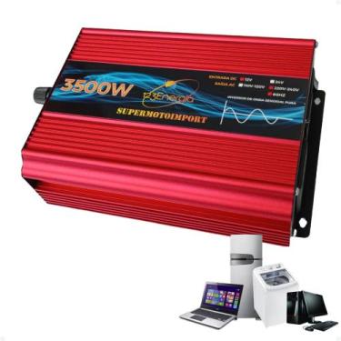 Imagem de Inversor Onda Senoidal Pura 3500w 24v 110v 127v - 123energia