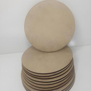Imagem de Bolacha Aplique Mdf Cru 5cm Bases P/pintura/sublimação C/100 - Loja Bé