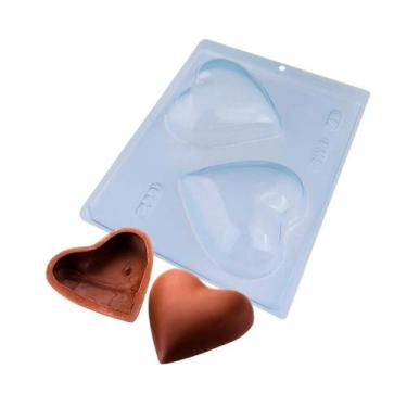 Imagem de Forma silicone coração 500g cod 45 bwb