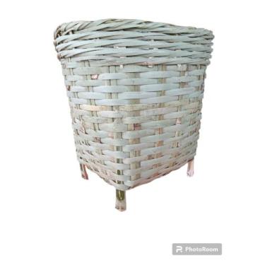 Imagem de Balaio/cachepô porta planta com pé  - Artesanal