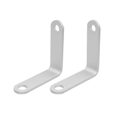 Imagem de HAKATOP GH4 Gancho de viga para pistolas de 1/10.2 cm, 3/20.3 cm NPT para pistolas de pregos - Conjunto de 2 furos duplos de alumínio em forma de L