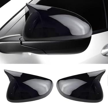 Imagem de XITER Tampa do espelho lateral retrovisor lateral para Chevrolet Chevy Trax 2024 2025, preto brilhante