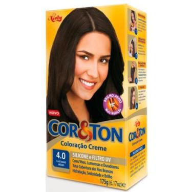 Imagem de Tintura cor&ton 4,0 castanho medio 175G