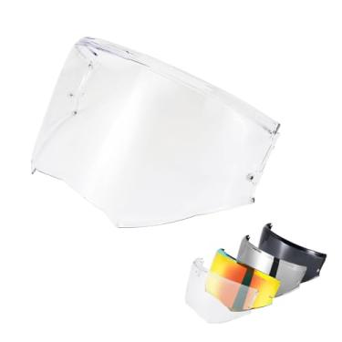 Imagem de VCOROS Protetor facial de viseira de capacete para substituição de viseira de capacete modular Advant X Carbon (transparente)