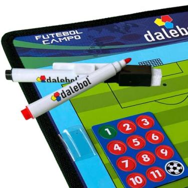 Imagem de Prancheta Tática Magnética Dalebol Futebol Campo Imã Caneta, 01 pranch