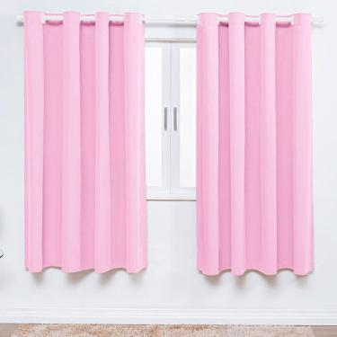 Imagem de Cortina Para Quarto Infantil 2 Metros Rosa
