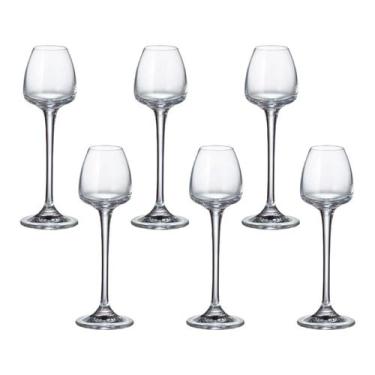 Imagem de Taça De Cristal Bohemia Para Licor 70 ml Anser 6 Peças - Bohemia Cryst