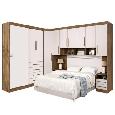 Imagem de Dormitório Completo Georgia J&A Para Cama Box 1,58M Casal