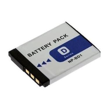 Imagem de Bateria NP-BD1/FD1 750mAh para câmera digital e filmadora Sony Cyber-shot DSC-T2, T77, T300, T900