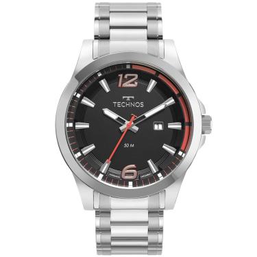 Imagem de Relógio Prata Masculino Technos Performance Racer 2117LDG/1P