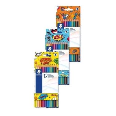 Imagem de Lápis De Cor Staedtler Comic 12 Cores Sextavado 87384