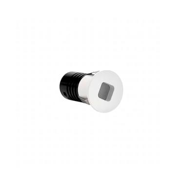 Imagem de Spot de Embutir Nordecor Domy Nam Mini Redondo Led Alto IRC 90 1W Bivolt BRANCO 3000K LUZ AMARELA 6524