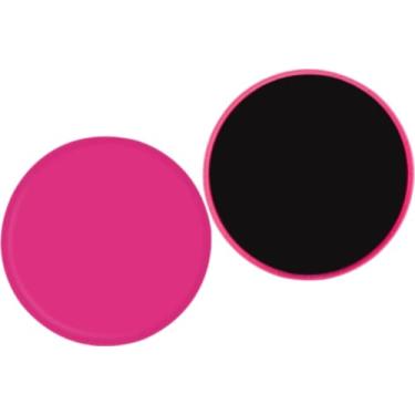 Imagem de 2 peças deslizantes de núcleo, discos deslizantes para exercícios, uso dupla face em carpete e pisos de madeira, aparelho de fitness leve e perfeito para treinar a força do núcleo abdominal (rosa)