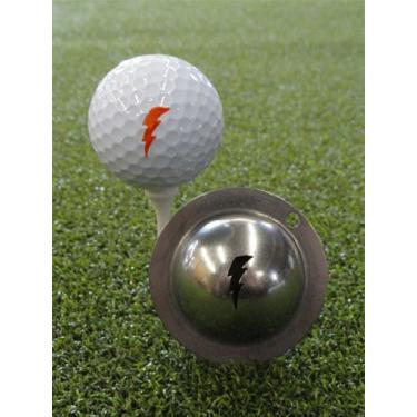 Imagem de Tin Cup Estêncil de marcação de bola de golfe Bolt, aço