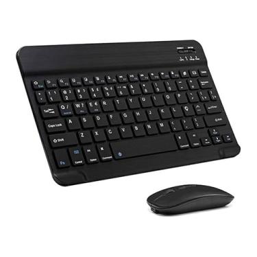 Imagem de BDNET, Teclado Abnt2 + Mouse Bluetooth Para Tab A7 S6 S7 tablet 7 8 9