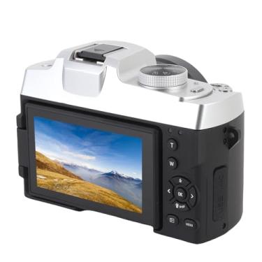 Imagem de Câmera Digital de 6k, 84MP de 3 Polegadas de 180 Graus Câmera de Vlogging de Flip, 18x Zoom AutoFocus Digital Point e Shoot Cam With Flash for Beginners Adults (Preto)