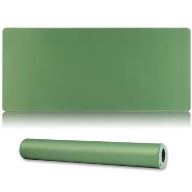 Imagem de Cmhoo Tapete de mouse para jogos 2GG, 90 x 15,7 cm, tapete de mouse grande profissional e mouse para jogos de computador - 90 x 40 Olivegreenus