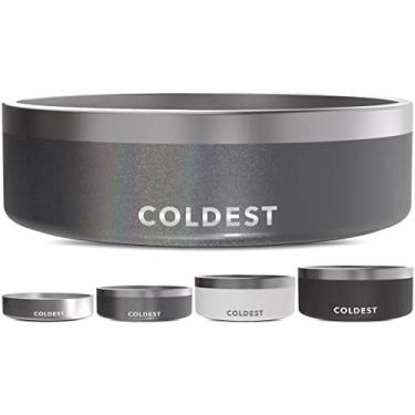 Imagem de Tigela para cães Coldest Dog – antiferrugem, antiderrapante, 3 camadas com isolamento térmico para cães – à prova de derramamento e resistente – tigela de água para cães, gatos e animais de estimação,