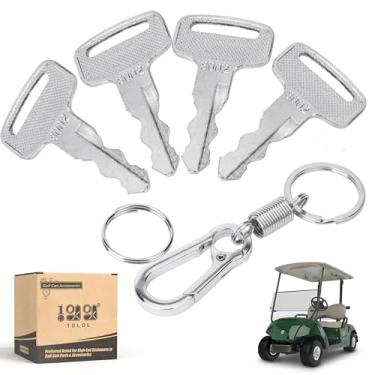 Imagem de 10L0L Chaves de ignição de substituição para Yamaha G14 G16 G19 G20 G21 G29 Drive Gas Golf Cart, 8002 substitui OEM JU2-H2511-00 pacote com 4