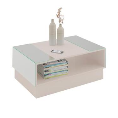 Imagem de Mesa de Centro Retangular Detroit Off White - Artely, Off White