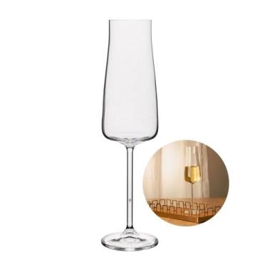 Imagem de Taça de Cristal para Champanhe Transparente Ecológico 210ml Wolff