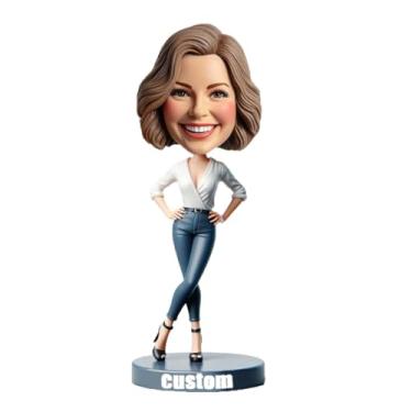 Imagem de Empreendedor Bobblehead feito à mão a partir da foto, ótimo presente para amigos empreendedores, comemora a jornada de startup, serve para decoração de escritório em casa, lembrança exclusiva para