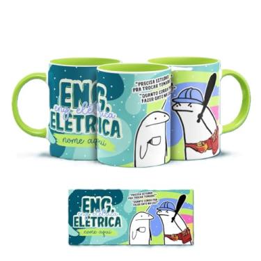 Imagem de Caneca Profissões em Porcelana – Estampa Variada de Carreiras (Eng.Eletrica)