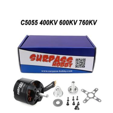 Imagem de SURPASS HOBBY C5055 400KV 600KV 760KV Motor sem escova para avião RC A
