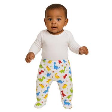 Imagem de Moletom Kit C3 Mijão Com Pé Roupas Bebê Quentinho - Batutinhas Baby, G