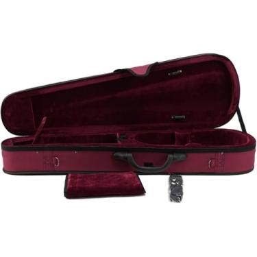 Imagem de Estojo De Violino De Tamanho Completo Bolsas De Violino Robustas Profissionais Contorno Compacto Leve Estojos De Instrumentos Musicais, Red, 45659