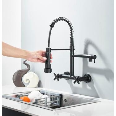 Imagem de TINICO Torneira de Cozinha Gourmet Misturado, com Misturador de Extraível, Torneira de...