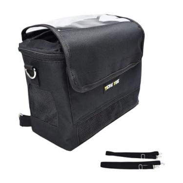 Imagem de Pegciuho Bolsa de transporte para concentrador de O2, bolsa de ombro/mochila, acessórios práticos com 2 alças removíveis para pesca, 25cm X 12cm X 20cm