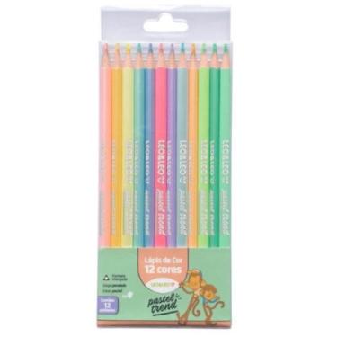 Imagem de Lapís De Cor Tom Pastel 12 Cores Leonora