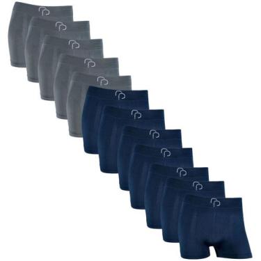 Imagem de Kit 12 Cueca Boxer Masculino Microfibra Confortável RP Original - Rafa