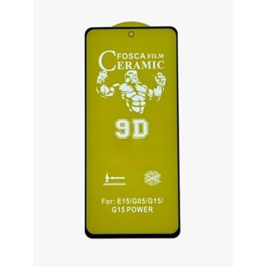 Imagem de Película de Ceramica Fosca 9d Protetora de Tela anti-riscos queda choque Compatível com Moto G15
